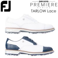 FOOTJOY 풋조이 드라이조이 프리미어 탈로우 레이스 남성 클래식 스파이크 골프화-25 0cm 화이트x화이트