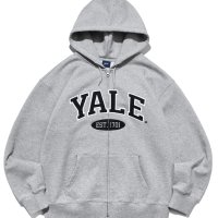 YALE 2 TONE ARCH HOODIE ZIP UP