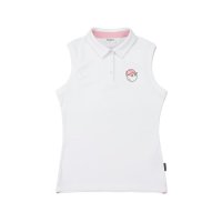 [말본골프][MALBON GOLF]피케 카라 슬리브리스 WHITE (WOMAN)(K1686197791212024WH01)