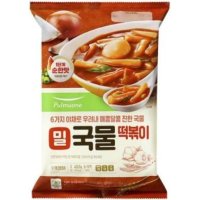 풀무원 밀 국물 떡 식사대용볶이 2인분 밀키트 존맛탱 간편식 전자렌지요리 아이 어른 가족 학생간식 423 5g