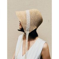 GOUNMOJA VINTAGE RAFFIA BONNET 빈티지 라피아 보닛