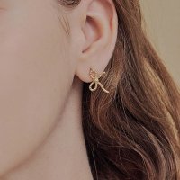 앵브록스 전도연 twist ribbon earring