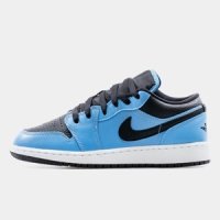 [해외] 에어 조던1 로우 유니버시티블루 블랙 GS Air Jordan 1 Low GS