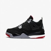 [해외] 에어 조던4 브레드 PS Air Jordan 4 Retro Bred Black Fire Red PS