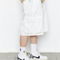 비에스래빗 CARGO LOOSEFIT COTTON SHORT PANTS (Ivory)