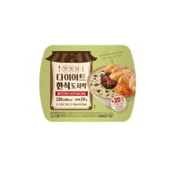 맛있닭 다이어트 한식도시락 매콤 곤드레밥 & 스팀 닭가슴살 마늘맛 230g