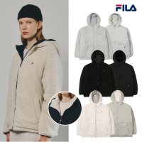 휠라 FILA 리버시블 후드 플리스 CRM FE2JKE6102X