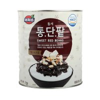 동서 리치스 통단팥 3kg 팥빙수 토핑 재료