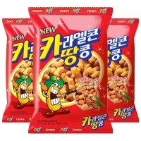 크라운 카라멜콘과땅콩 과자  72g  3개