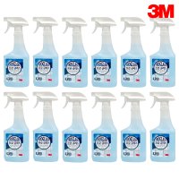 3M 프로 글라스 740ml 유리 거울 세정 분무기 자동차 창문 스프레이 클리너  12개