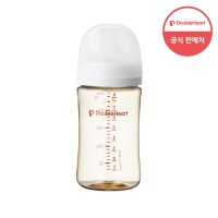 [더블하트] 모유실감 3세대 PPSU 제뉴인화이트 240ml (젖꼭지L)