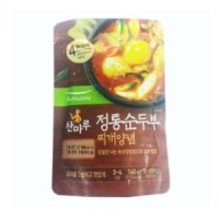 풀무원 정통 순두부 찌개양념 140G 4개