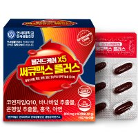 연세생활건강 블러드케어 X5 써큐맥스 플러스 800mg x 60캡슐