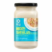 백설 베이컨까르보나라 파스타소스 355g  6개