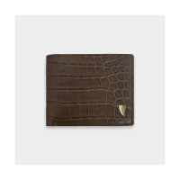 PENEKTON 크로커다일 악어 가죽 반지갑Nicotine Color CROCODILE LEATHER HALF WALLETNico