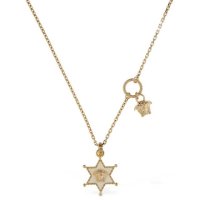 N14 베르사체 남성 목걸이 Sheriff Star charm necklace 78I80W00878I80W008