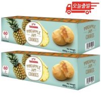 타타와 파인애플잼 쿠키 60개입 600g 2개