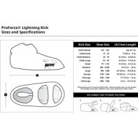 Pro Force 라이트닝 킥 스파링 신발풋기어 정품보장