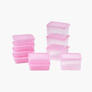 땡스소윤 냉동실 전용 밀폐용기 8호+9호세트 TV상품