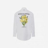 우영미 플라워 프린트 백로고 셔츠 Wooyoungmi Flower Print Back Logo Shirt