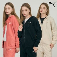 푸마 PUMA 22FW 푸마스포츠 여성 후리스 자켓 팬츠 세트 3컬러