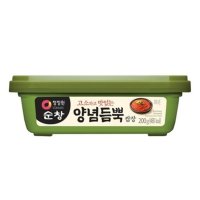 대상 청정원 순창 양념듬뿍 쌈장 200g 사각 고기 쌈장