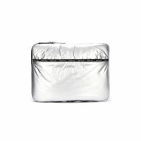 MATIN KIM GLOSSY SMART CLUTCH BIG BAG IN