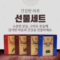 6년근 홍삼음료 선물 세트 홍삼 녹용 산삼 30포 명절선물 부모님