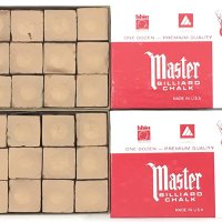 MasterChalk 미국 제조 - 마스터 초크 2박스 - 수영장 큐 당구 정품보장 단일