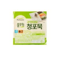 풀무원 고식이섬유 청포묵 300G 1개 보냉백 아이스박스