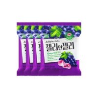 카라멜 서주 젤리인젤리 포도맛 23g 4P 피니 상품