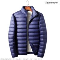 Sevenmoon 남자 오리털 패딩 남자 코트 오리털 파카 곤색