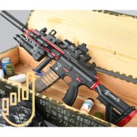 M416 탄피배출 전동건 수동 단발 자동-레드 택티컬 파츠 소프트탄40개 탄피18개 타켓 HK416