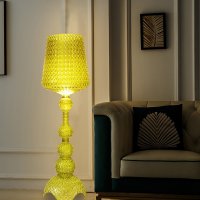 Kartell-가부키 할로우 플로어 램프 모던한 럭셔리 LED 스탠딩 조명 거실 침실용 홈 데코 아크릴 코너