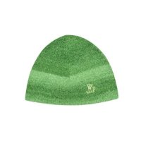 MARITHE FRANCOIS GIRBAUD GRADATION KNIT BEANIE green