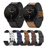 Garmin Forerunner 955 시계 스트랩 실리콘 가죽 퀵 핏 팔찌 Garmin Fenix 7 6 5 Plus EPIX MARQ 시계 밴드