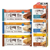 빙그레 더단백 프로틴 바 3종 9 9 초코 피-크런치바 피넛버터 40g 9개