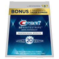 Crest 3D Whitestrips 전문가용 효과 치아 미백 스트립 키트 44 스트립