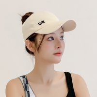 심플 자수 통기성 썬캡 모자 데일리 햇빛 스포츠 야구 여름 골프 가리개