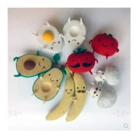 버섯 오이 발렌타인 데이 선물 양모 바늘 포인트 키트 양모 펠트 바늘 felting 장식 공예 needlecraft DIY 수제