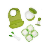 옥소 이유식 스타터 세트 그린색 /OXO mealtime starter set in green