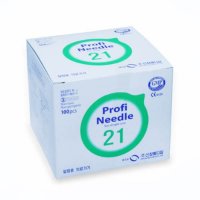 오픈메디칼 신창 일회용 멸균 주사침 21g x 32mm 100개 주사바늘 NEEDLE