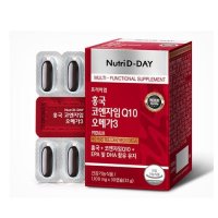 뉴트리디데이 프리미엄 홍국 코엔자임Q10 오메가3 1100mg x 30캡슐