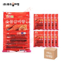 도나우캠핑 숯불갈비향소시지 1kg 냉동 한박스 1kg x 10ea -아이스박스무료