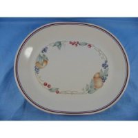 corelle(코렐) Abundance 10 X 12 타원형 서빙 플래터 코닝 과일 패턴 우수