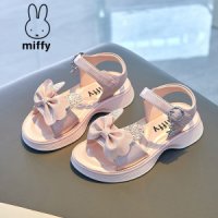 Miffy 미피 아동화 2023 벨크로 오픈토 여아 공주 샌들 중공 비치 슈즈 232273