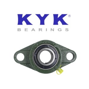 KYK 일제 유니트 베어링 UCFL207 조합품 UC207 베어링 FL207 마름모 플렌지형 케이스