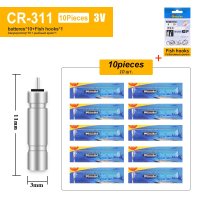 전기 낚시 부표 도구  DLY CR311 CR316 CR322 CR425 CR435 + 1 가방 낚시 후크  발광 플로트 태클 액세서리 도구  10 개
