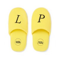 프랭클리 슬리핑 Cool-Waffle Unisex Home Office Shoes - Lemon