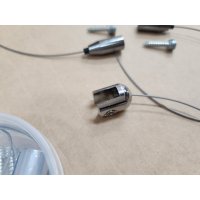 천정고리 와이어 포맥스 5 T 티 M6 x 6mm 무두볼트 대포피스 wire 광고자재  1세트